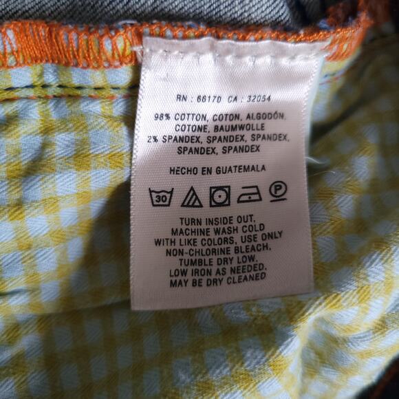 Pilcro and the Letterpress Stet Ankle Skinny Jeans Hem Slit Dark Wash Women 28 - Picture 9 of 9